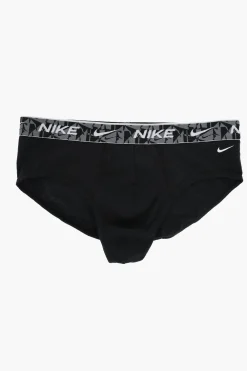 Hot Set 3 Paia di Slip in Cotone Stretch con Banda Elastica Logata Uomo Intimo