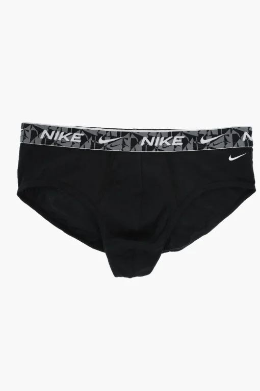 Hot Set 3 Paia di Slip in Cotone Stretch con Banda Elastica Logata Uomo Intimo