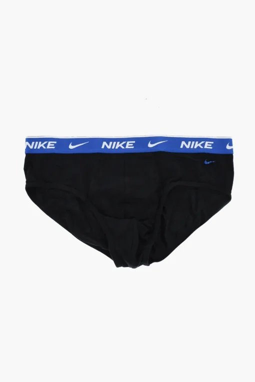 Set 2 Paia di Slip in Cotone Stretch Con Monogram>Nike Sale