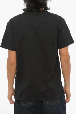 Online Set 3 Paia di T-shirt in Cotone a Tinta Unita Uomo T-Shirt