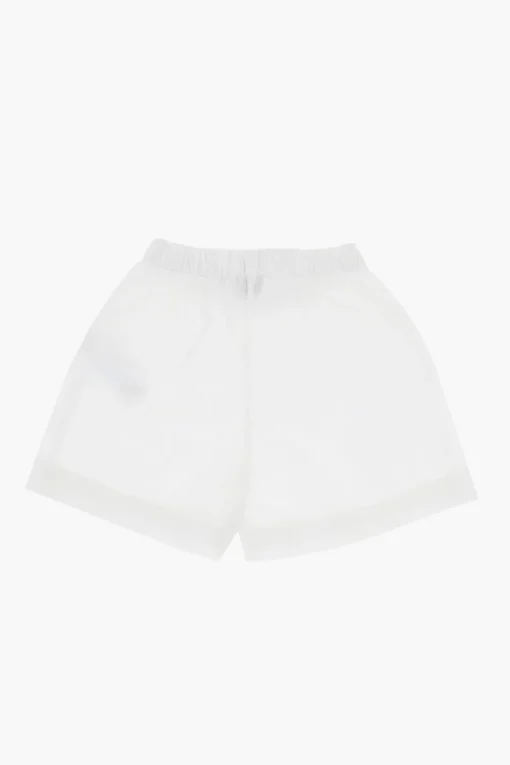 Set 2 Pezzi Composto da Blusa a Righe e Shorts in Tinta Unita>il gufo Outlet