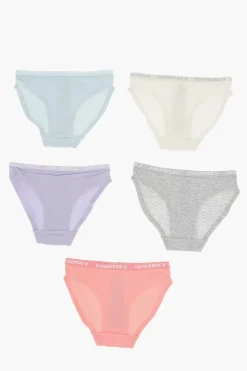 Set 5 Slip in Cotone Stretch con Banda Elastica Logata>Converse KIDS Discount