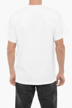 Set 3 T-Shirt in Tinta Unita con Logo Ricamato>Ambush Outlet