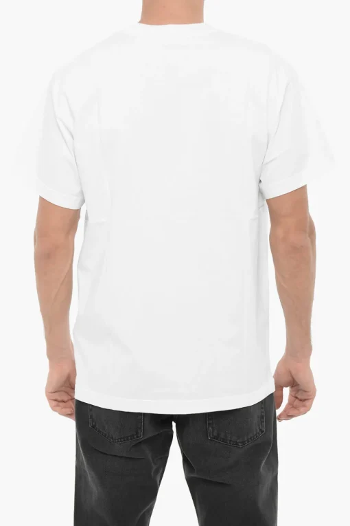 Set 3 T-Shirt in Tinta Unita con Logo Ricamato>Ambush Outlet