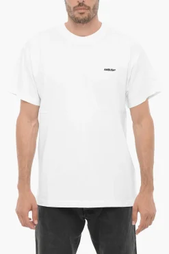 Set 3 T-Shirt in Tinta Unita con Logo Ricamato></noscript>Ambush Outlet