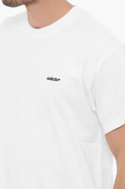 Set 3 T-Shirt in Tinta Unita con Logo Ricamato></noscript>Ambush Outlet