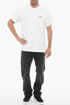 Set 3 T-Shirt in Tinta Unita con Logo Ricamato></noscript>Ambush Outlet