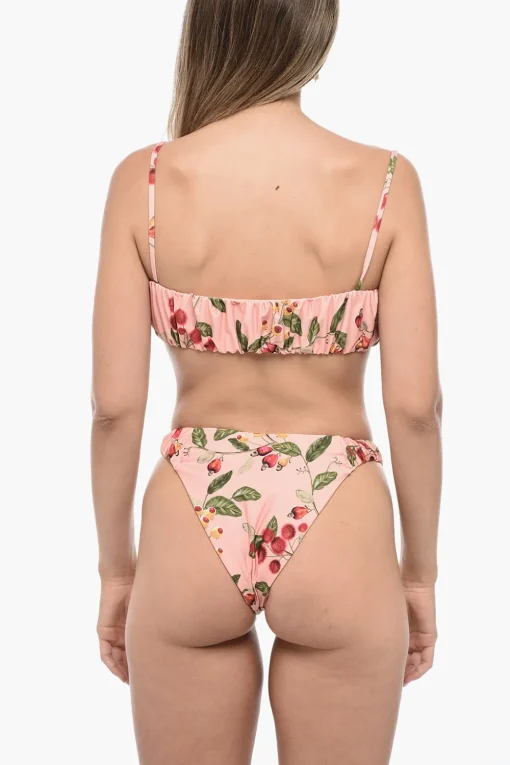 Outlet Set Bikini ENELDO FRUTAL Arricciato con Top a Fascia Donna Costumi Da Bagno