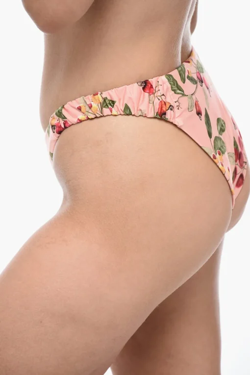 Outlet Set Bikini ENELDO FRUTAL Arricciato con Top a Fascia Donna Costumi Da Bagno