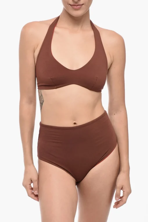 Set Bikini Reversibile con Slip a Vita Alta>Isole&Vulcani Clearance