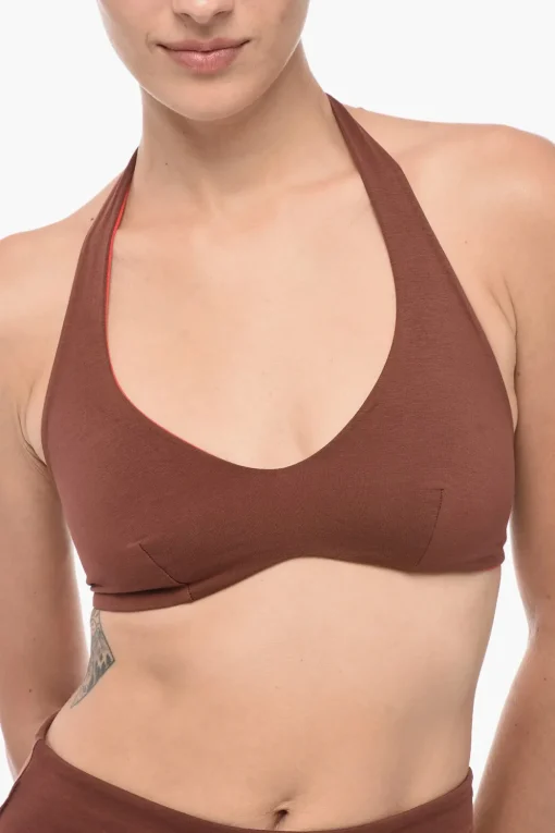 Set Bikini Reversibile con Slip a Vita Alta>Isole&Vulcani Clearance