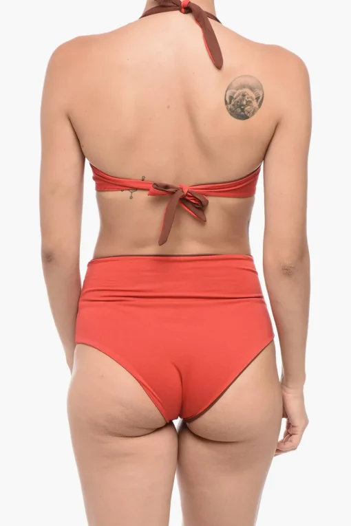 Set Bikini Reversibile con Slip a Vita Alta>Isole&Vulcani Clearance