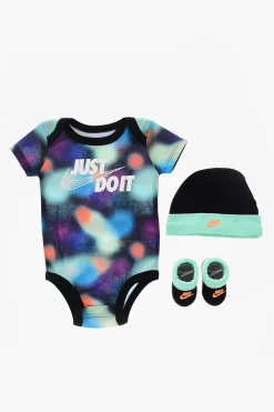 New Set Body Beanie e Scarpette Effetto Acid Wash Bambino Abbigliamento