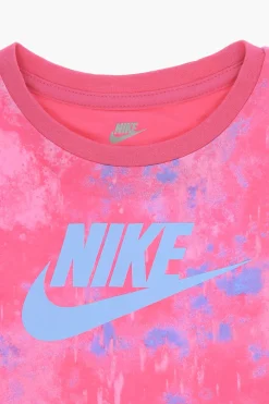 New Set BOXY T-shirt Effetto Tie Dye con Shorts Abbigliamento