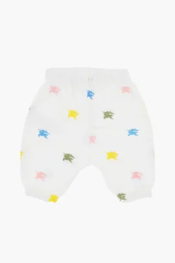 Set Camicia e Pantaloni in Cotone con Ricamo Logo All-Over></noscript>Burberry KIDS Fashion