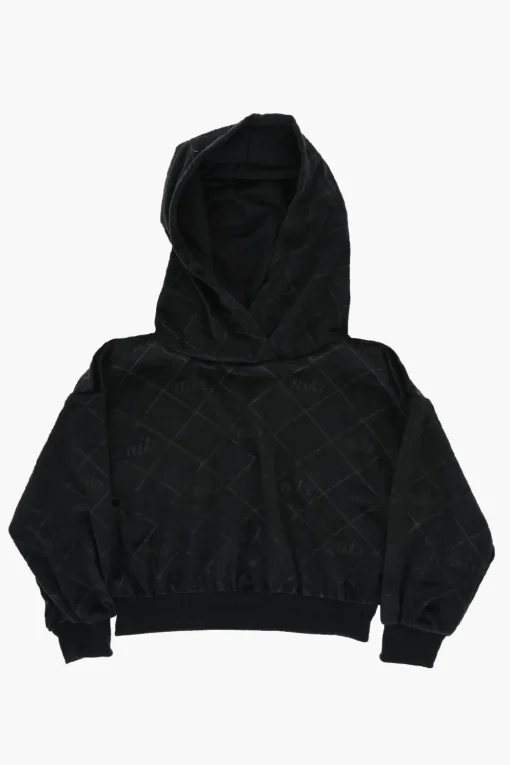 Clearance Set COZY Felpa Hoodie e Joggers In Velour Trapuntati Abbigliamento