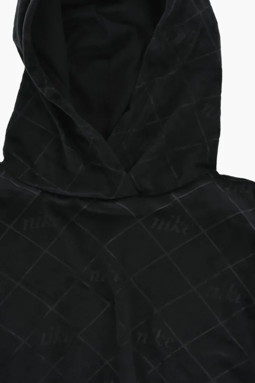 Clearance Set COZY Felpa Hoodie e Joggers In Velour Trapuntati Abbigliamento