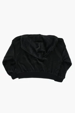 Clearance Set COZY Felpa Hoodie e Joggers In Velour Trapuntati Abbigliamento
