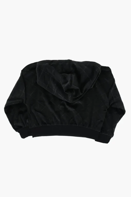 Clearance Set COZY Felpa Hoodie e Joggers In Velour Trapuntati Abbigliamento