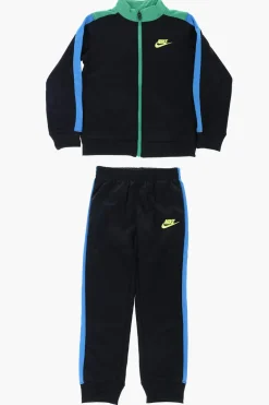 Fashion Set Felpa e Joggers con Bande a Contrasto Bambino Abbigliamento