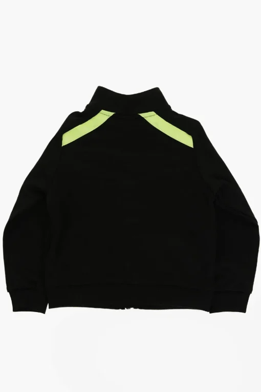 Outlet Set Felpa E joggers con Bande Logate Contrasto Bambino Abbigliamento
