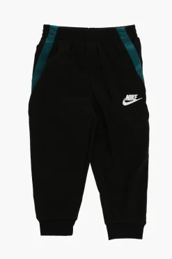 Outlet Set Felpa E joggers con Bande Logate Contrasto Bambino Abbigliamento