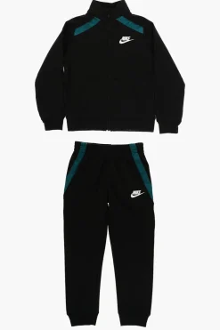 Online Set Felpa E joggers con Bande Logate Contrasto Bambino Abbigliamento