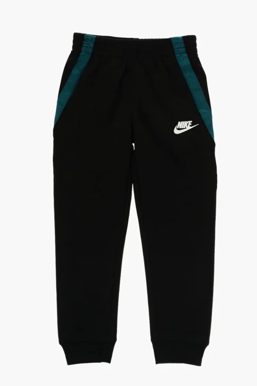 Online Set Felpa E joggers con Bande Logate Contrasto Bambino Abbigliamento