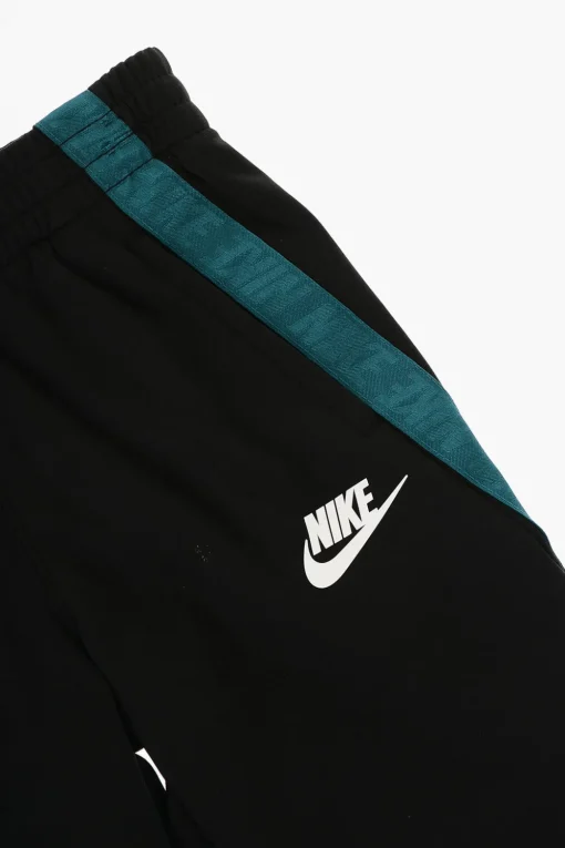Online Set Felpa E joggers con Bande Logate Contrasto Bambino Abbigliamento