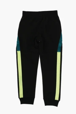 Online Set Felpa E joggers con Bande Logate Contrasto Bambino Abbigliamento