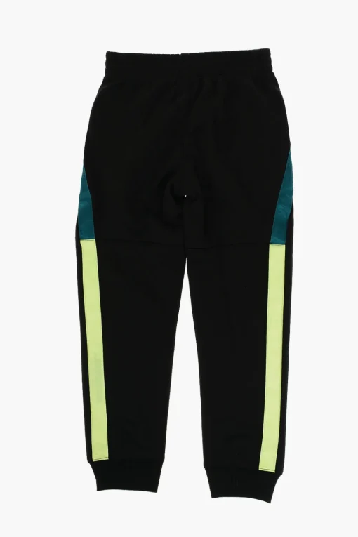 Online Set Felpa E joggers con Bande Logate Contrasto Bambino Abbigliamento