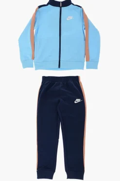 Hot Set Felpa e Joggers con Bande a Contrasto Bambino Abbigliamento