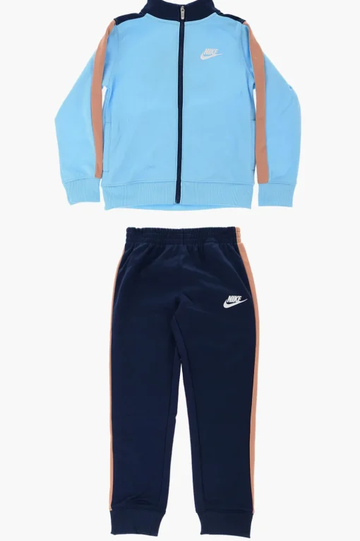 Hot Set Felpa e Joggers con Bande a Contrasto Bambino Abbigliamento