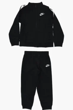 Online Set Felpa e Joggers in Tinta Unita con Logo Tono su Tono Bambino Abbigliamento|Abbigliamento