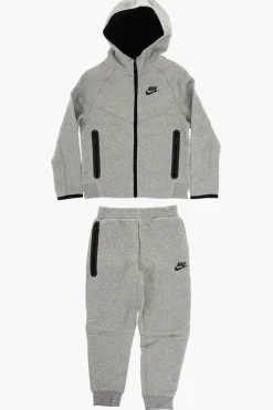 Outlet Set Felpa e Joggers in Tinta Unita con Dettagli a Contrasto Bambino Abbigliamento