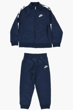 Set Felpa e Joggers in Tinta Unita con Banda Laterale Logata>Nike KIDS Hot