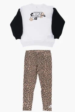 Set Felpa e Leggings in Stampa Floreale Oversized Fit>Nike KIDS Discount