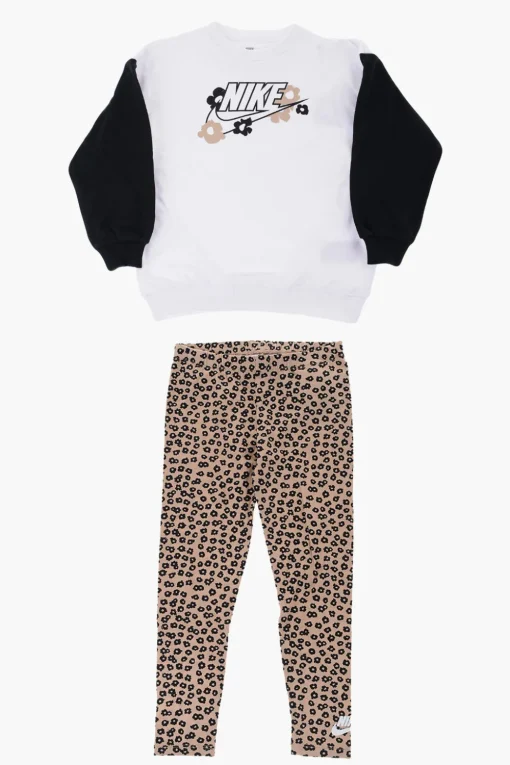 Set Felpa e Leggings in Stampa Floreale Oversized Fit>Nike KIDS Discount