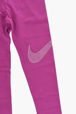 Set Felpa e Leggings in Tinta Unita con Logo a Contrasto></noscript>Nike KIDS Outlet