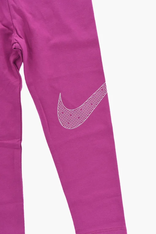 Set Felpa e Leggings in Tinta Unita con Logo a Contrasto>Nike KIDS Outlet