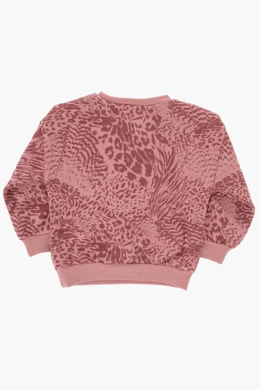 Set Felpa Girocollo a Fantasia Animalier e Leggings>Nike KIDS Clearance