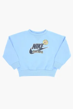 Set Felpa Girocollo e Joggers in Misto Cotone Felpato>Nike KIDS Discount