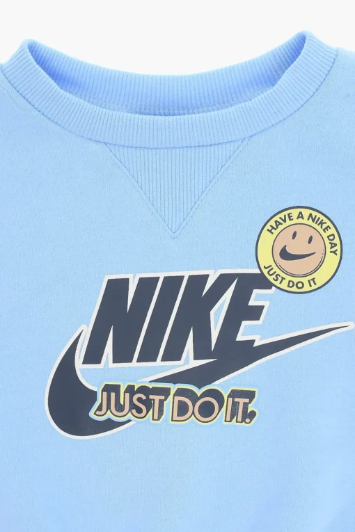 Set Felpa Girocollo e Joggers in Misto Cotone Felpato>Nike KIDS Discount