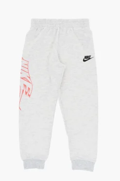 Discount Set Felpa Girocollo e Joggers in Cotone Garzato con Logo Stampato Bambino Abbigliamento