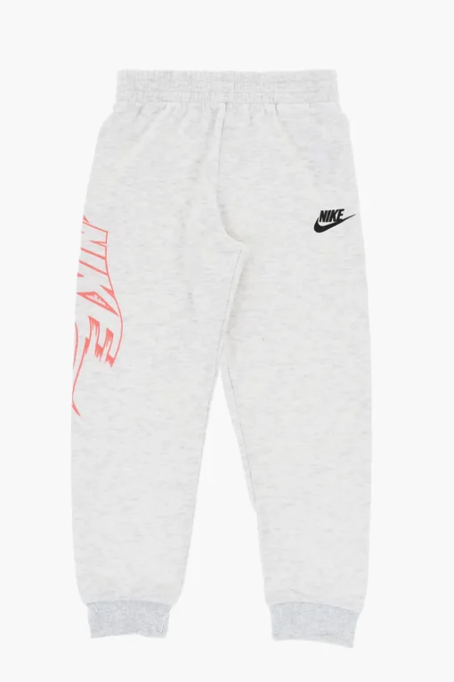 Discount Set Felpa Girocollo e Joggers in Cotone Garzato con Logo Stampato Bambino Abbigliamento