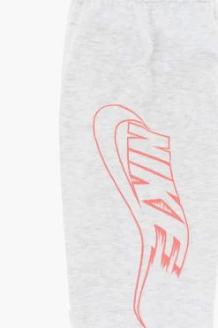 Discount Set Felpa Girocollo e Joggers in Cotone Garzato con Logo Stampato Bambino Abbigliamento