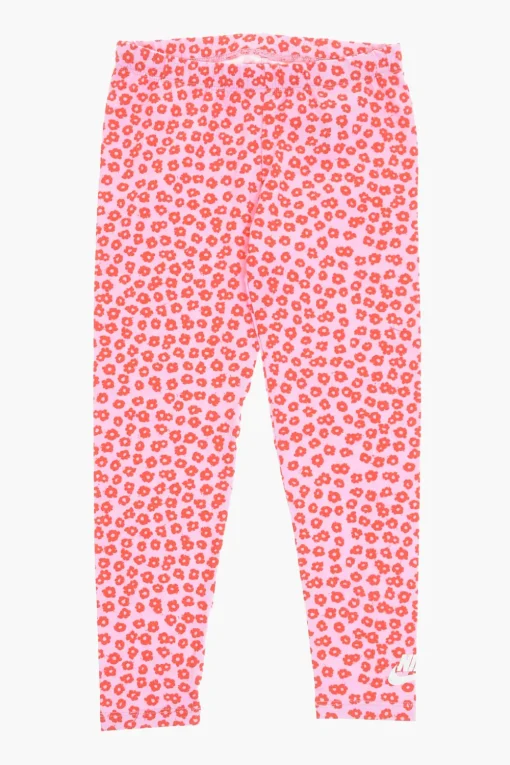 Set Felpa Girocollo e Leggings a Motivo Floreale>Nike KIDS Clearance