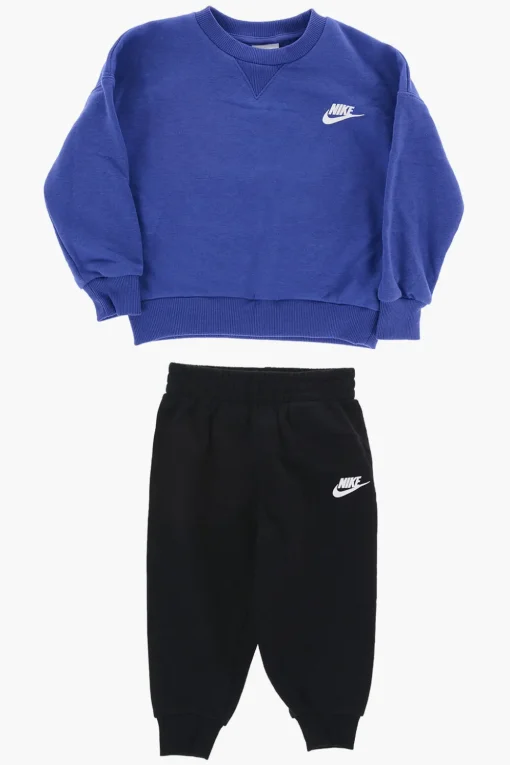 Clearance Set Felpa Girocollo SNOW DAY e Joggers in Misto Cotne Felpato Bambino Abbigliamento