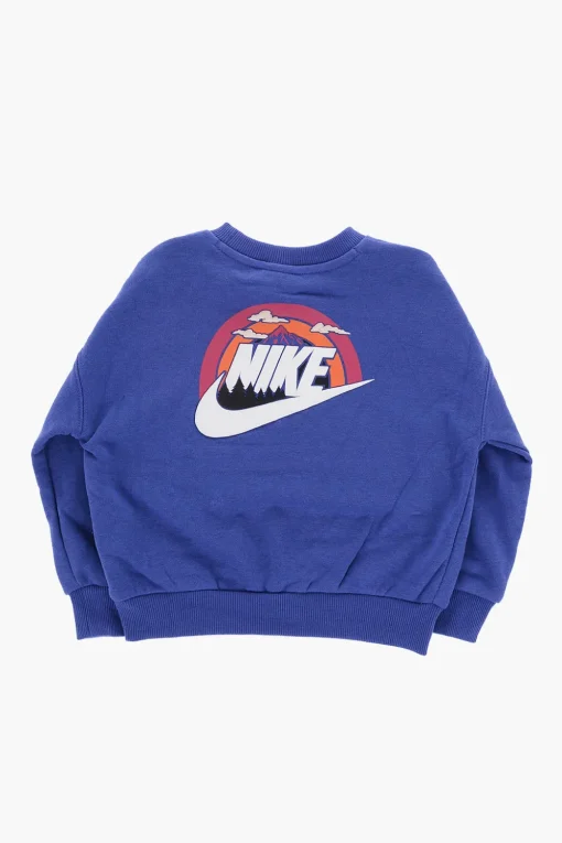 Clearance Set Felpa Girocollo SNOW DAY e Joggers in Misto Cotne Felpato Bambino Abbigliamento