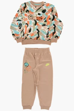Set Felpa Girocollo Stampata E Joggers>Nike KIDS Online
